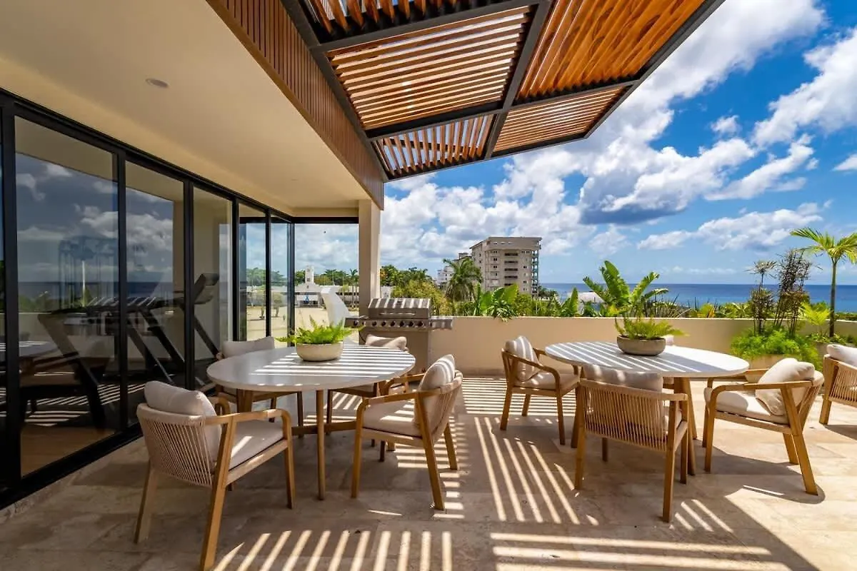 Oceanview 2BR Top Floor Condo Terrace-Pool Cozumel