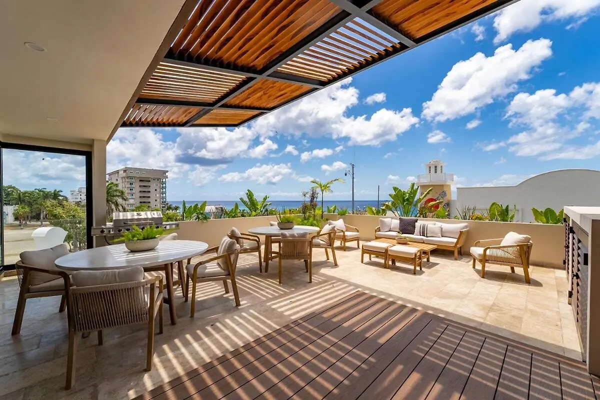 Apartment Oceanview 2BR Top Floor Condo Terrace-Pool Cozumel