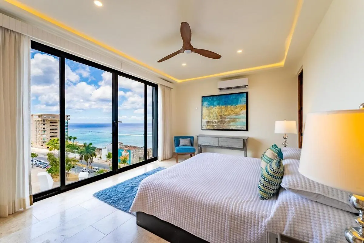 Oceanview 2BR Top Floor Condo Terrace-Pool Cozumel